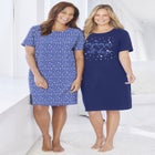 2-Pack Short-Sleeve Sleepshirt image number null
