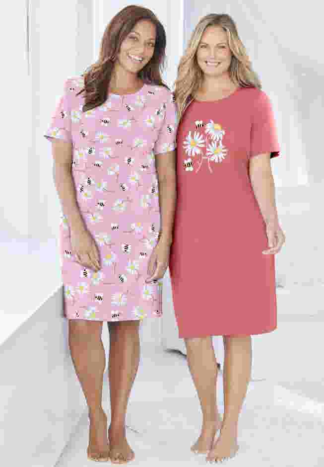 2-Pack Short-Sleeve Sleepshirt image number 0