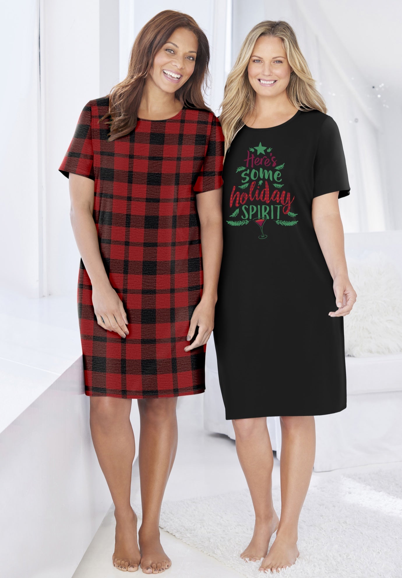 2-Pack Short-Sleeve Sleepshirt image number 0