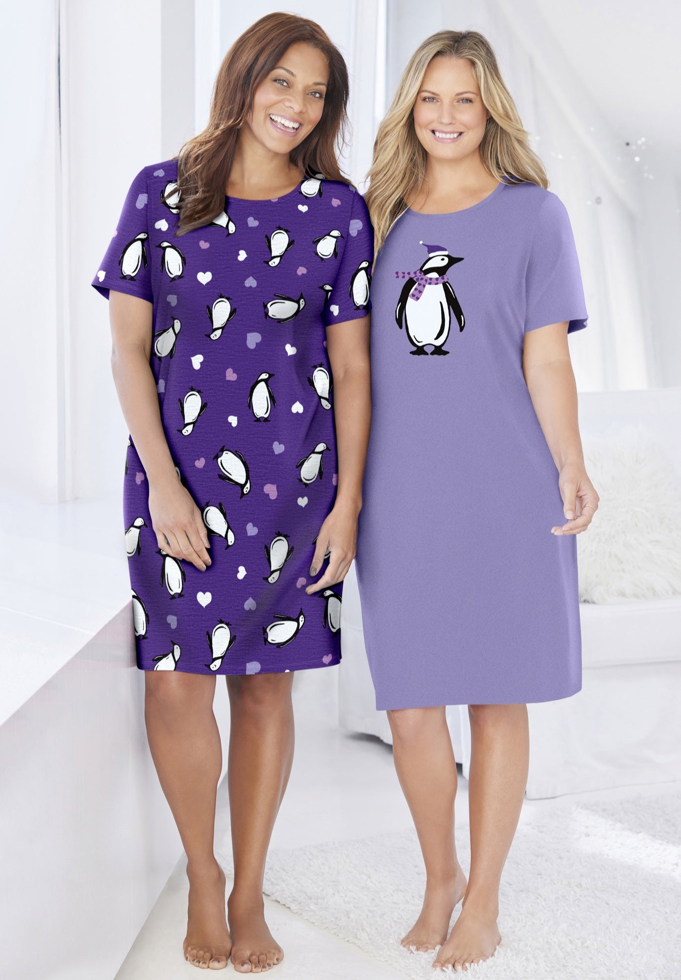 2-Pack Short-Sleeve Sleepshirt image number 4