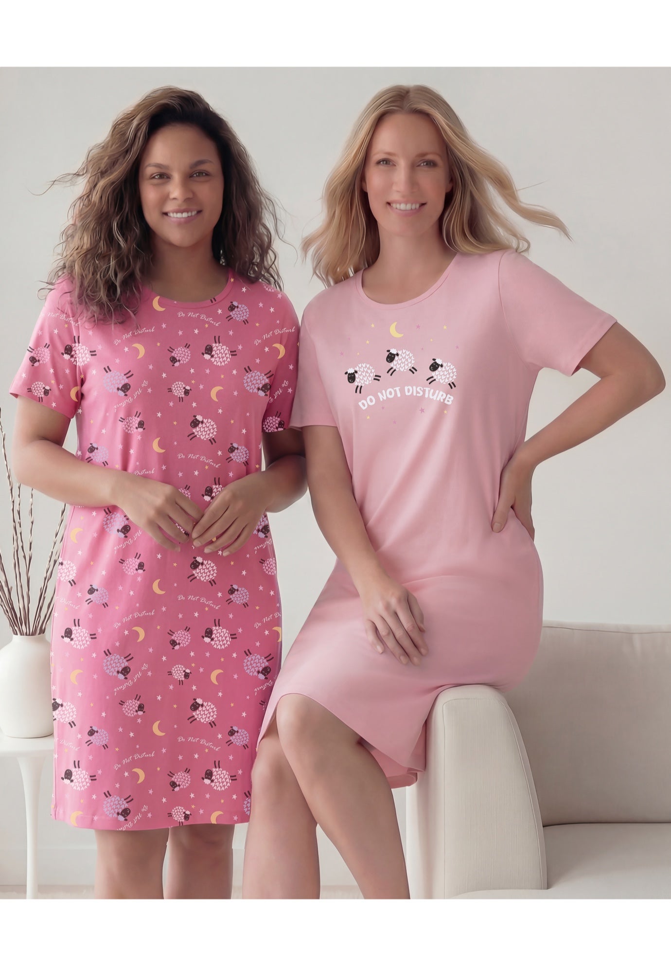 2-Pack Short-Sleeve Sleepshirt image number 0