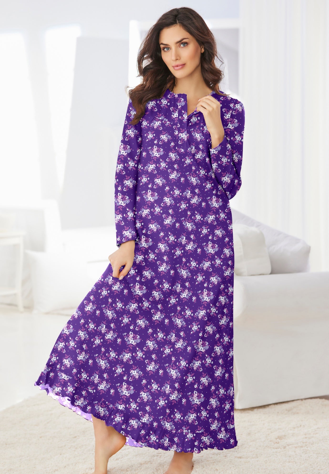 Long-Sleeve Gown image number 6