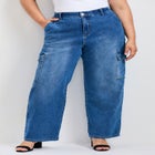 Cassidy Wide Leg Cargo Jean image number 0