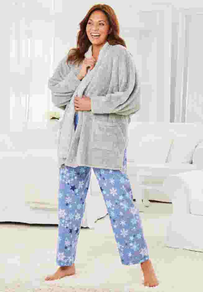 Dreams & Co.® Fluffy Bed Jacket. image number 3