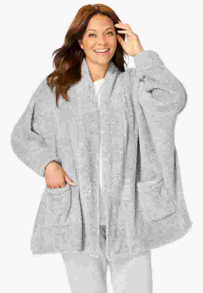 Dreams & Co.® Fluffy Bed Jacket. image number 0