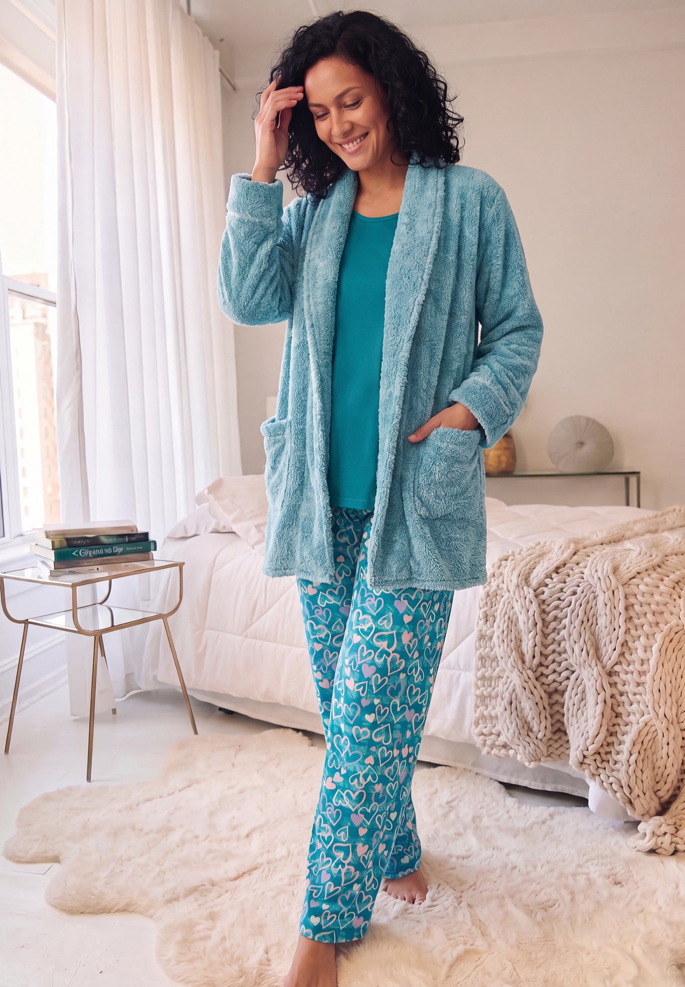Fluffy Bed Jacket image number 4