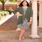 Soft Knit Jacket Dress image number null