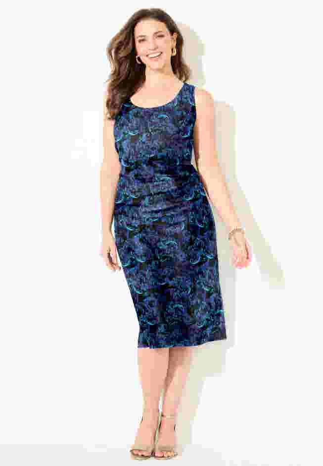 Soft Knit Jacket Dress image number 1