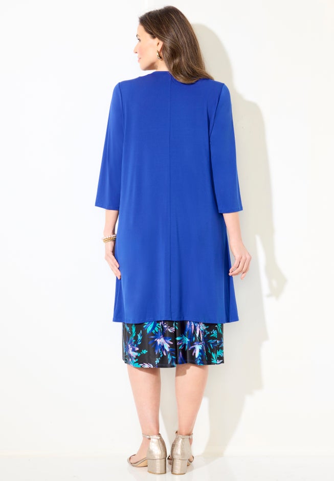 Soft Knit Jacket Dress image number 1