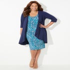 Soft Knit Jacket Dress image number null