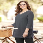 Cloud Knit V-Neck Top image number null