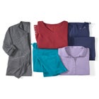 Cloud Knit Ribbed V-Neck Tunic image number null