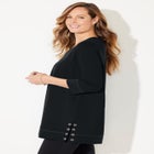 Cloud Knit V-Neck Top image number null