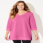 Cloud Knit V-Neck Top image number null