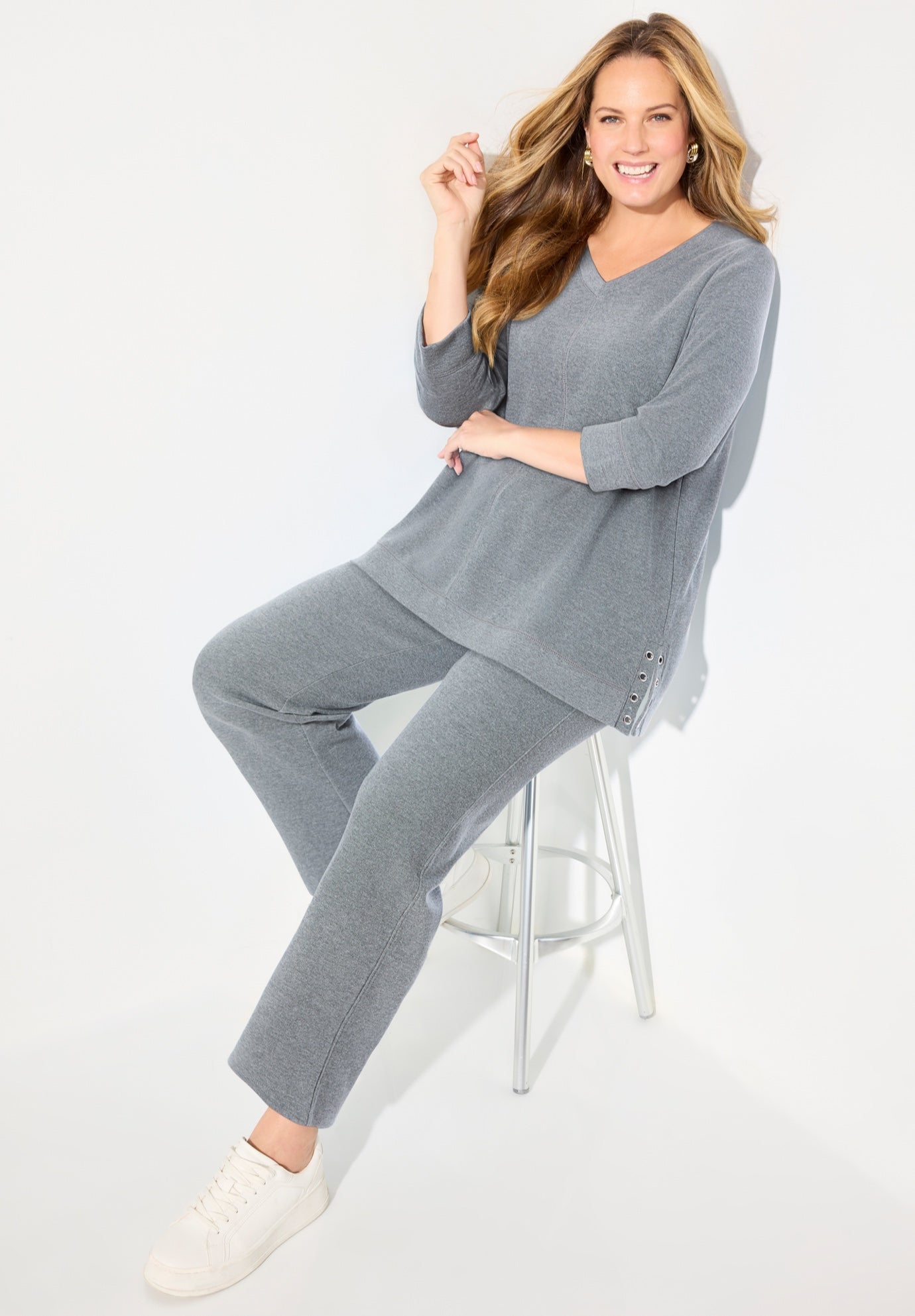 Cloud Knit Straight Leg Pant image number 1