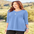 Cloud Knit V-Neck Top image number null