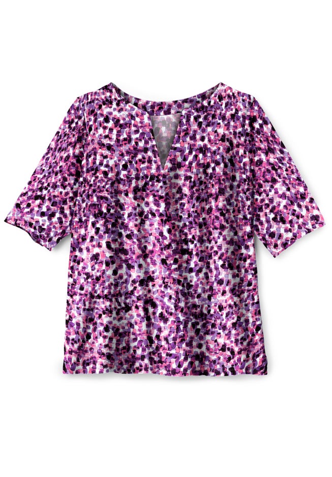 Three-Quarter Sleeve Swim Tee image number 3