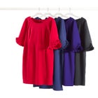 Ruffle Sleeve Shift Dress image number null