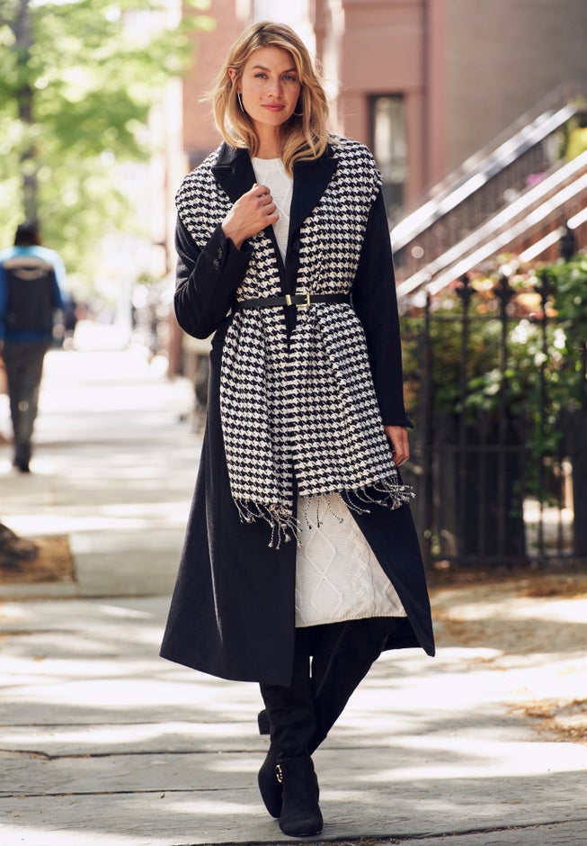 Full Length Wool Blend Coat image number 2