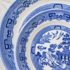 16-PC. Blue Willow Dinnerware Set image number 4