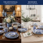 16-PC. Blue Willow Dinnerware Set image number 6