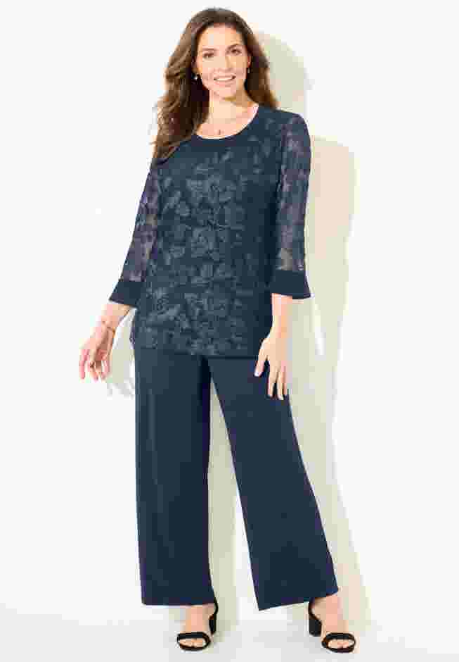Soutache Pant Set image number 3