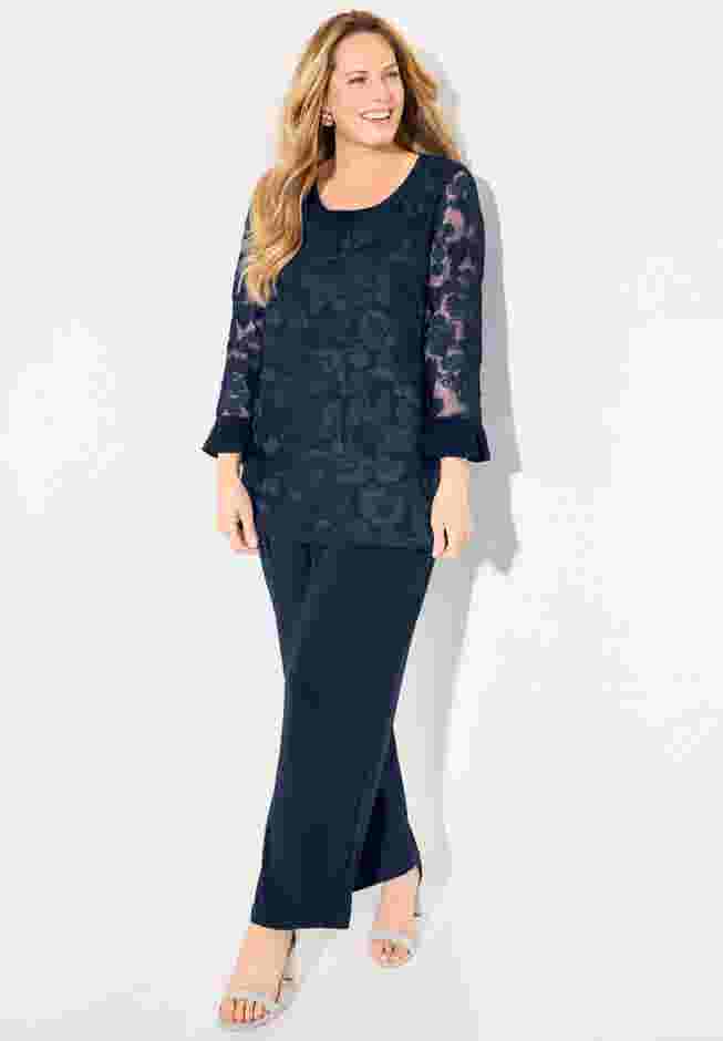 Soutache Pant Set image number 0