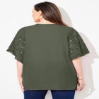 Harborview Eyelet Top image number null