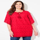 Harborview Eyelet Top image number null