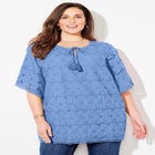 Harborview Eyelet Top image number null