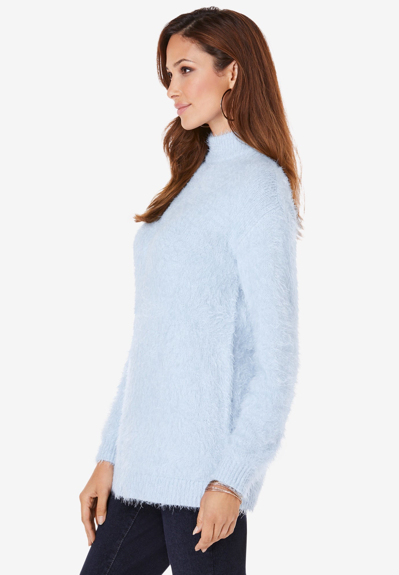 Eyelash Mockneck Sweater image number 5