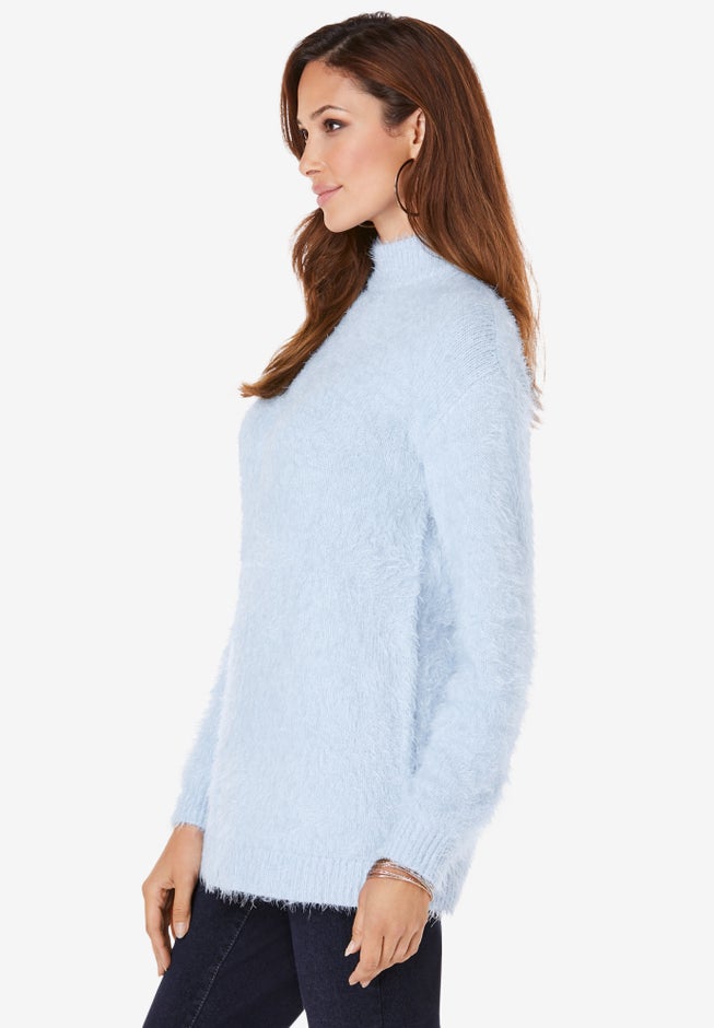 Eyelash Mockneck Sweater image number 5