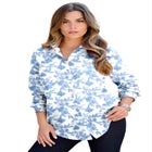 Plus Size Kate Long Sleeve Easy Cotton-Blend Button-Front Shirt image number 0