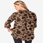Plus Size Kate Long Sleeve Easy Cotton-Blend Button-Front Shirt image number 2