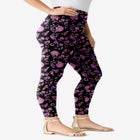 Plus Size Ankle Length Essential Stretch Legging image number null
