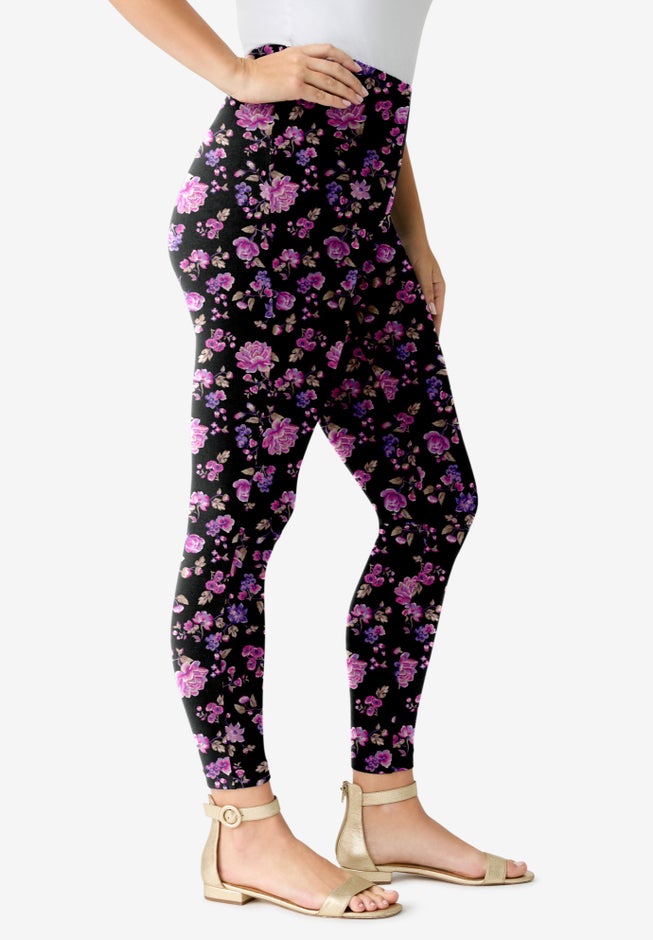 Plus Size Ankle Length Essential Stretch Legging image number 2