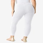 Plus Size Ankle Length Essential Stretch Legging image number null