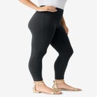 Plus Size Ankle Length Essential Stretch Legging image number null