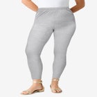 Plus Size Essential Stretch Ankle Length Pull-On Legging image number 0