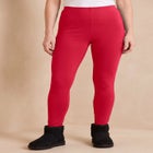 Plus Size Essential Stretch Ankle Length Pull-On Legging image number 0