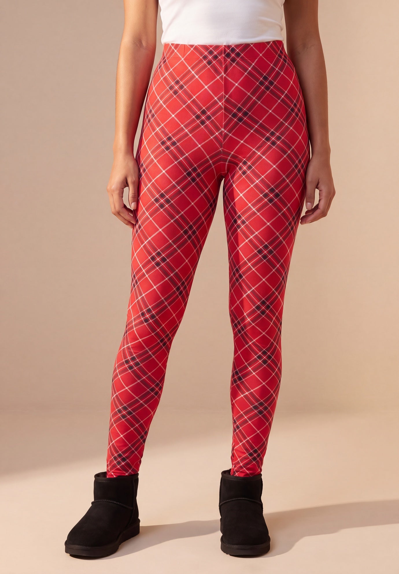 Plus Size Essential Stretch Ankle Length Pull-On Legging image number 0