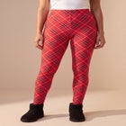Plus Size Essential Stretch Ankle Length Pull-On Legging image number 0