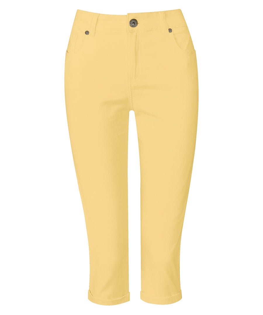 Stretch Denim Capri Pant image number 2