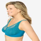 Catherines&reg; Jacquard Polka Dot Wire Free Bra image number null