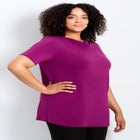 Cowl Neck Short Sleeve Top image number 2