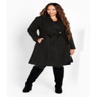 Isla Wrap Waist Tie Coat image number 1