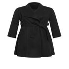 Isla Wrap Waist Tie Coat image number 3