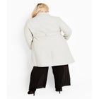Isla Wrap Waist Tie Coat image number null