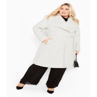 Isla Wrap Waist Tie Coat image number null