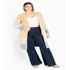 Elise Color Block Knitted Cardigan image number 1
